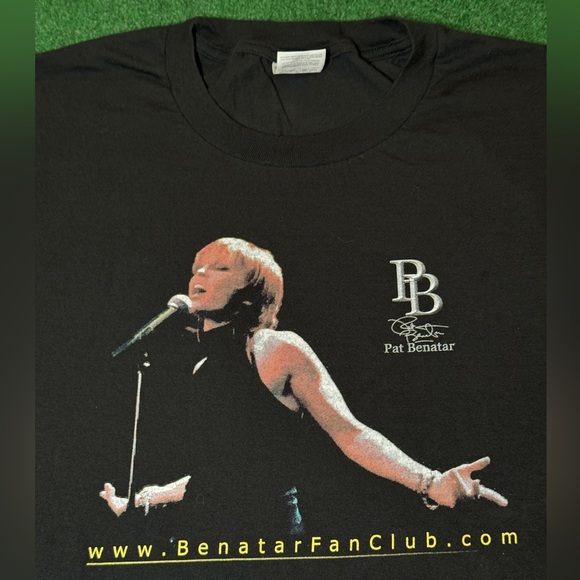 Vintage 90s Pat Benatar Fan Club 4XL Rock Concert Music T Shirt - Picture 2 of 7